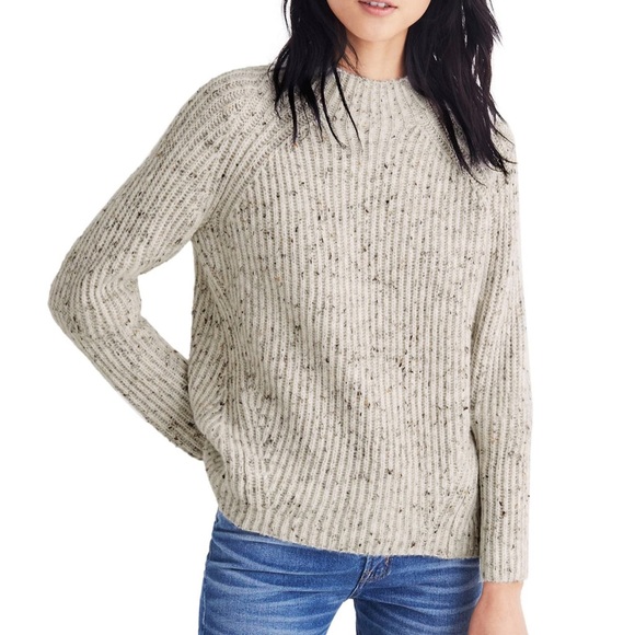SOLD Madewell Donegal Northfield Mockneck Sweater - Picture 11 of 11